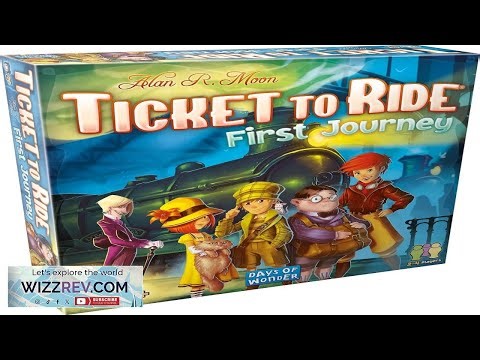 Asmodee Ticket to Ride First Journey Board Game Fun and Easy