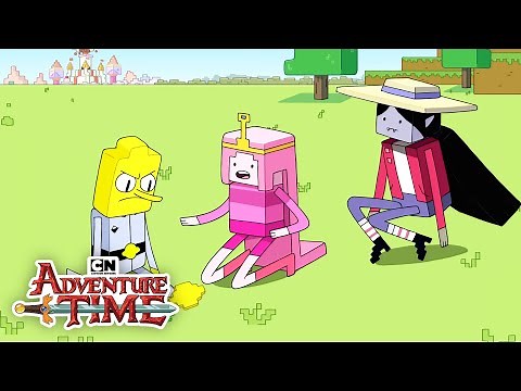 Lemongrab Tries To Plant A Tree In Minecraft | Adventure Time | Cartoon Network