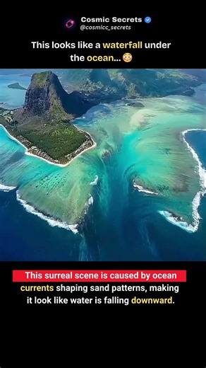 An Underwater Waterfall… That Isn’t Real 😳 #short #viral #trending #viralvideo