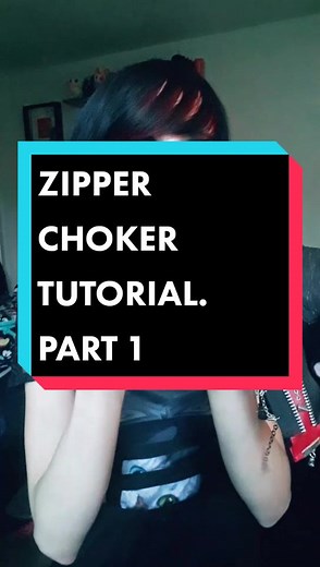 DIY Zipper Choker Tutorial