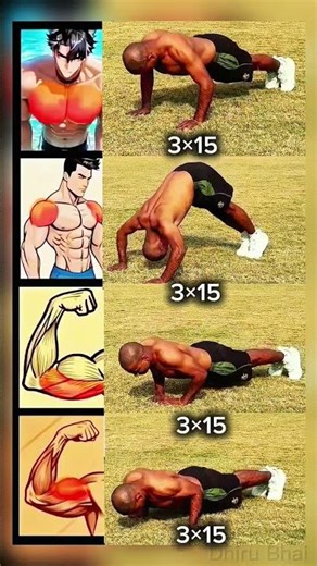 Muscle Building Workout | Chest Shoulder Arms #shortvideo