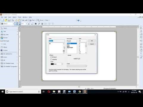 How to Change arabic font in Zebra Designer