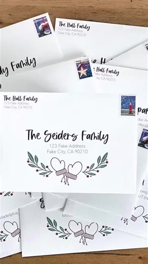 Holiday Card Address Book Organization | Postable Review