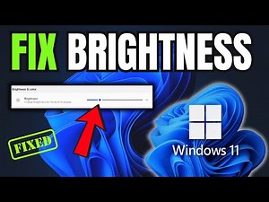 How to Change Your Windows 11 PC or Laptop Screen Brightness NOW!