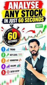 How to Analyse Any Stock in 60 Seconds | Stock Analysis for Beginners | Stock Analysis Kaise Kare