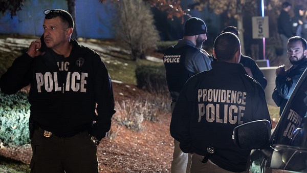 VIDEO: Armed police by facility in NH in connection with Brown shooting