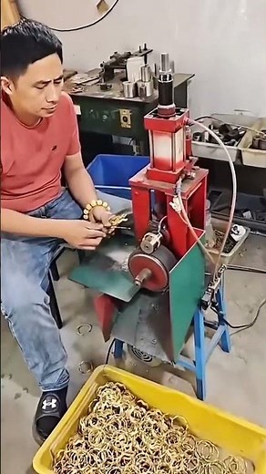 Forming process of copper rings