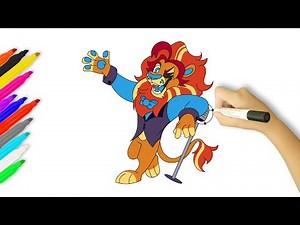 How to Draw Lloyd the Lion | Indigo Park