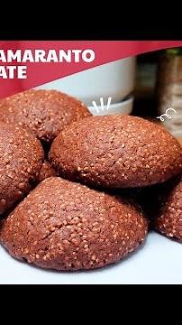 GALLETAS DE AMARANTO CON CHOCOLATE ⭐RECETA SALUDABLE⭐