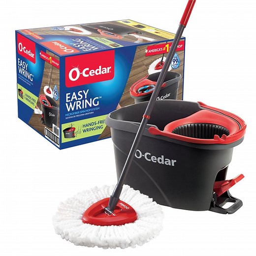 Reviews for O-Cedar EasyWring Microfiber Spin Mop with Bucket System | Pg 1 - The Home Depot
