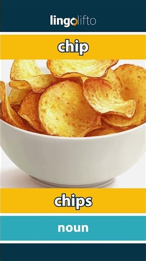 🇬🇧🇵🇱 chip - chips : learn English : Uczmy się angielskiego : vocabulary builder