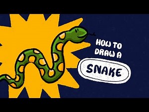 How to Draw a Snake | Step by Step | in 1 Minute!