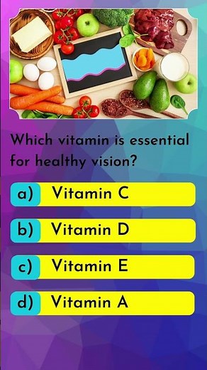 Health & Nutrition Trivia Quiz #1 - Test Your Knowledge in 5 Seconds