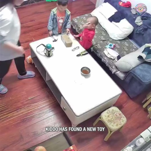 Toddler shatters coffee table with screwdriver | Bright Side