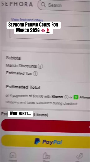 Sephora Promo Codes For March 2026 #sephoraliplooks #storeexploration #sephora #mukbang #viral