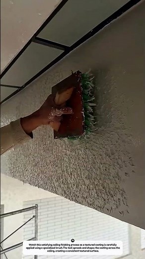How to Create a Textured Ceiling Finish | Satisfying Professional Technique
