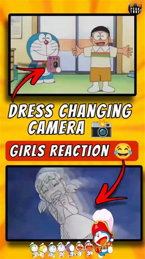 Doreamon dress changing camera 📸 #cartoon #doraemon #anime