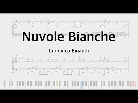 Nuvole Bianche Piano Tutorial - Einaudi (FREE PDF)