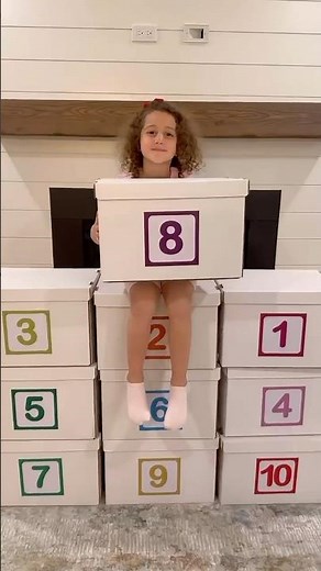 Learn number 1-10 with big boxes