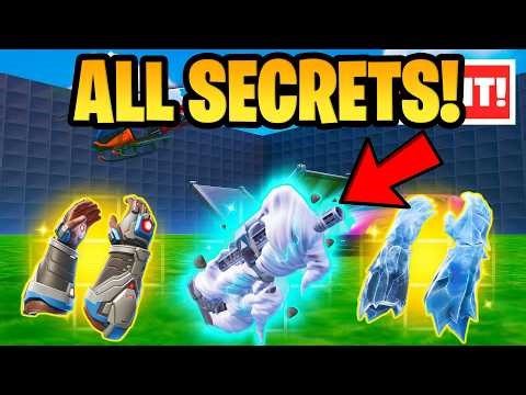 How To Get Every Secret in 1vs1 with every gun Fortnite [NEW Easter Egg Bomb]