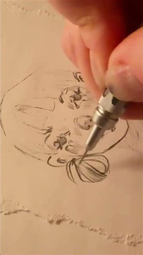 Portrait Sketch ✏️✨ #drawingprocess #sketchingprocess