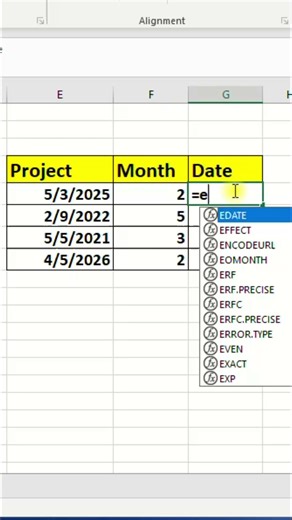 Excel EDATE Function Explained 🔥 | Add Months Easily in Excel #Shorts‪@Pankaj_Education-g5y‬