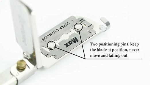 how to install the straight razor blade