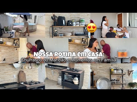 🏠 Housewife Routine: I washed everything and we finished with a barbecue and pool!