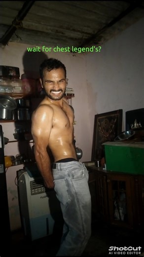 Day 13 triceps chest trapes#shorts #gym #trending #naturalbodybilding #desihomegym#viral #love