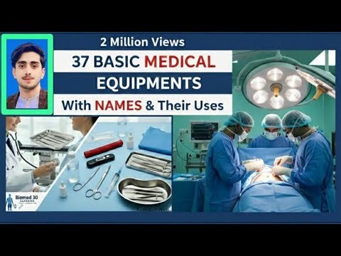 Basic Medical Equipment/Instruments | Names and Uses Explained Simply.