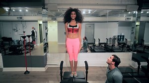 Inside Model Imaan Hammam's SLT Workout: Watch Her 5 Best Moves On the Megaformer