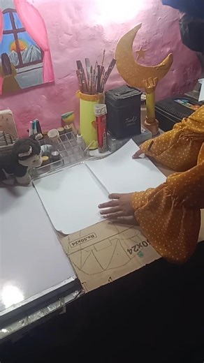 DIY Study Whiteboard at Home 📚 | Easy Stationery Organizer Board | Budget Friendly Study Setup