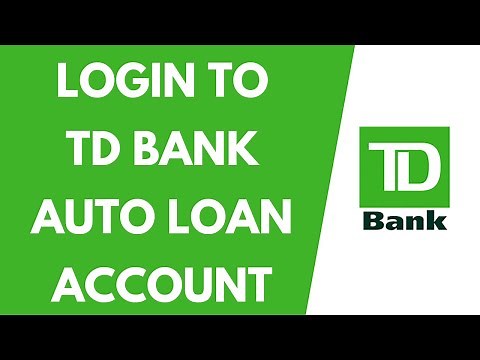 How to Login to TD Bank Auto Loan Account (2022) | TD Bank Auto Loan Login