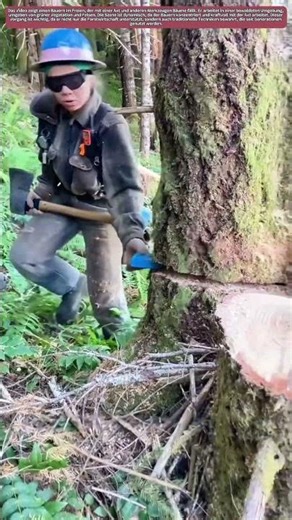Baum fällen mit Axt: Wie Traditionelle Techniken die Forstwirtschaft prägen