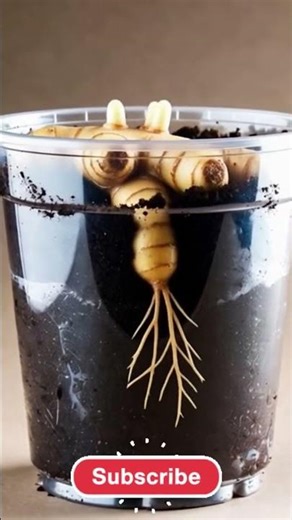 Ginger Growth Timelapse 🌱 | Hyper-Realistic Macro Roots to Shoots | 4K Science Video