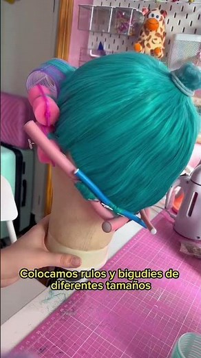 🌟Tutorial peluca BULMA🌟 Parte2️⃣ Cosplay Dragon Ball 🐲