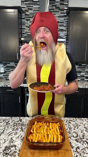 59K views · 75 reactions | Have You Tried Chili Cheese Dog French Fries Yet I Tried Mixing Two Of My Favorite Things In One Dish | Drew Cooks | Facebook