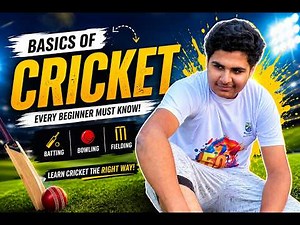 Cricket Basics Explained in 4 Minutes! 🏏 | Every Beginner Must Watch