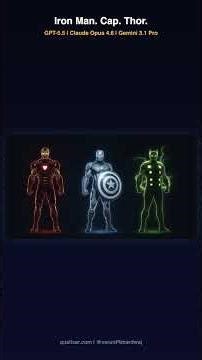 GPT-5.5 vs Claude vs Gemini — The Avengers Problem #Shorts