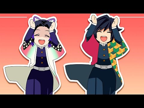 Shinobu and Tomioka Caramelldansen