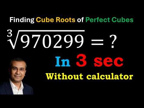 Cube root trick | Finding cube root in 3 sec
