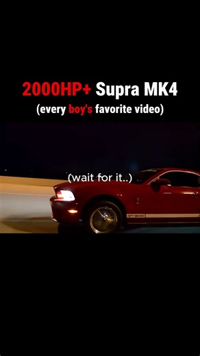 2000HP+ Toyota Supra MK4 DESTROYS a Supercharged Mustang at 218 MPH! 🤯🔥