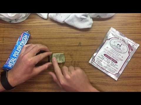 How to Shine and De-scratch Brass