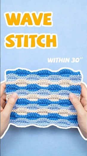 Wave stitch is really perfect for crocheting blankets! #crochet #crochettutorial #yeezhee