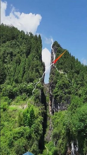 A Single Lightning Bolt Split This Mountain in Half?! ⚡⛰️