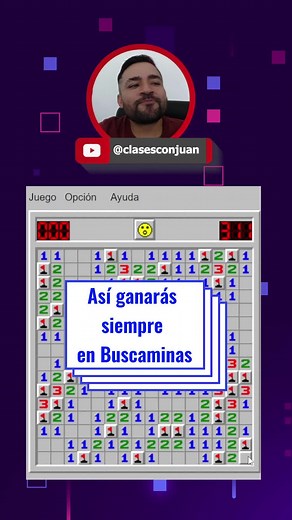¿Cómo jugar buscaminas? Es muy fácil, basta con saber que los números indican la cantidad de bomas que hay junto a una casilla. Hoy decidí traerles un video diferente para no pensar únicamente en los examenes. #Clasesconjuan #Buscaminas #comojugarbuscaminas #juegosdepc #comojugarbuscaminas #buscaminaspro