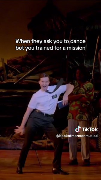 I would like to share with you the most amazing book #bookofmormon #bookofmormonmusical #dance #broadway @Kevin Clay385