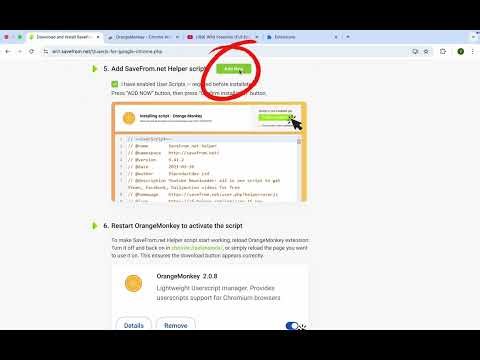 How to add SaveFrom.Net Helper to Google Chrome
