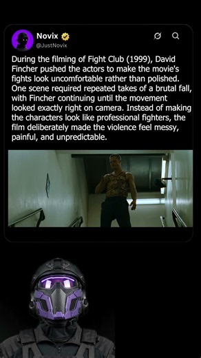 Fight Club David Fincher Made Him Fall 12 Times #filmfacts #moviefacts #behindthescenes