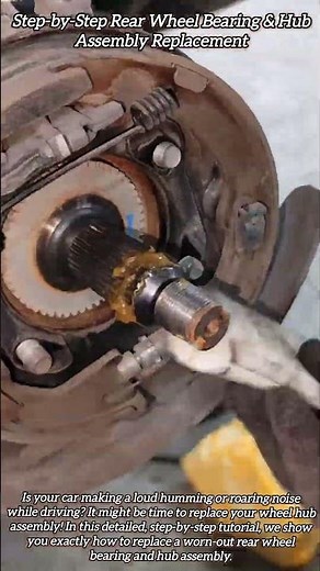 Step-by-Step Rear Wheel Bearing & Hub Assembly Replacement #shorts #mechanic #automobile